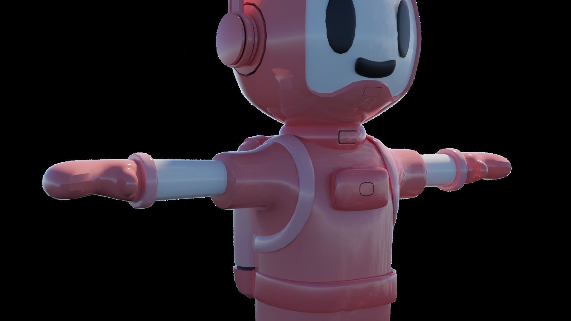 mascort cute Free 3D model_7