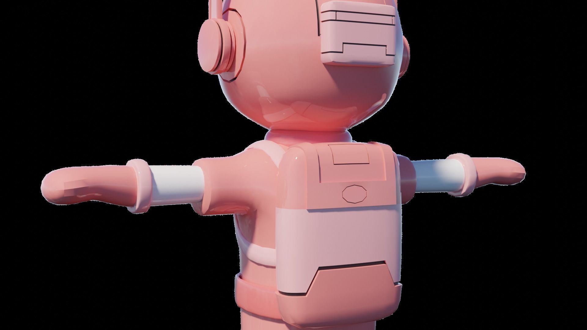 mascort cute Free 3D model_4