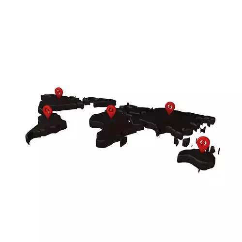 Earth Map with Map Tag v1 004