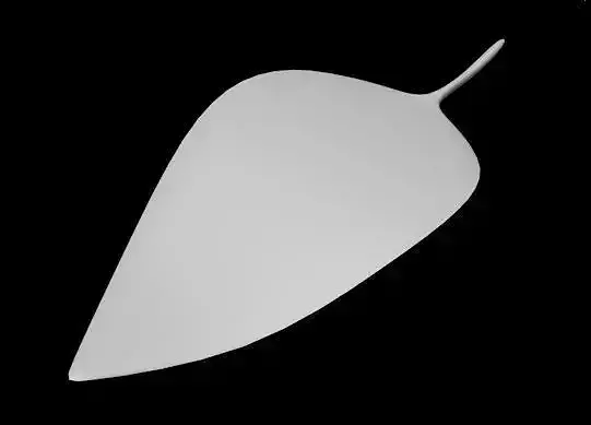 leaf lowpoly 3d object