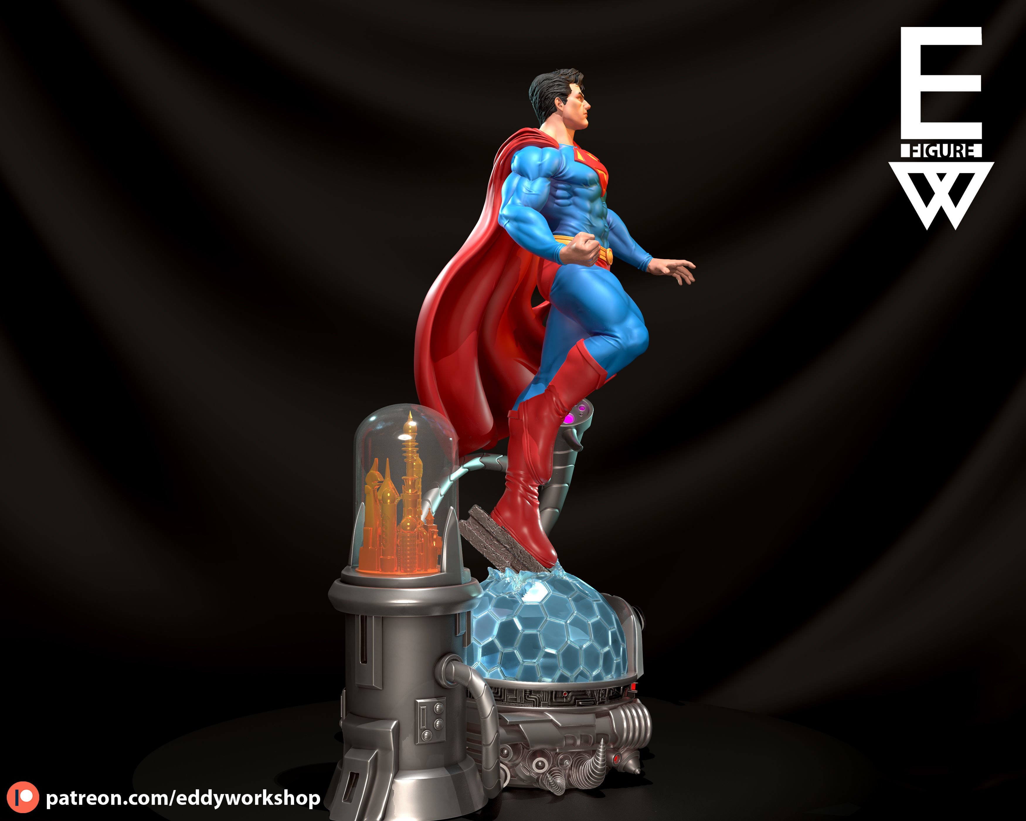 SUPERMAN - 3D STL READY TO PRINT 3D print model_5
