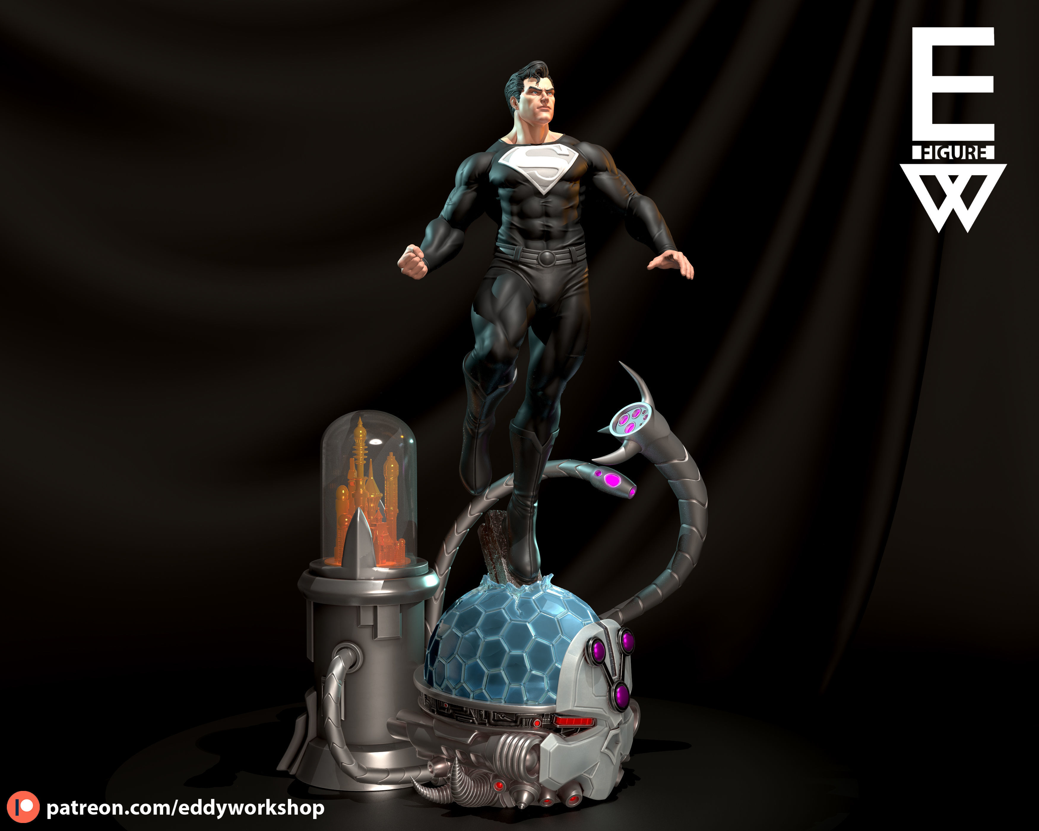 SUPERMAN - 3D STL READY TO PRINT 3D print model_9