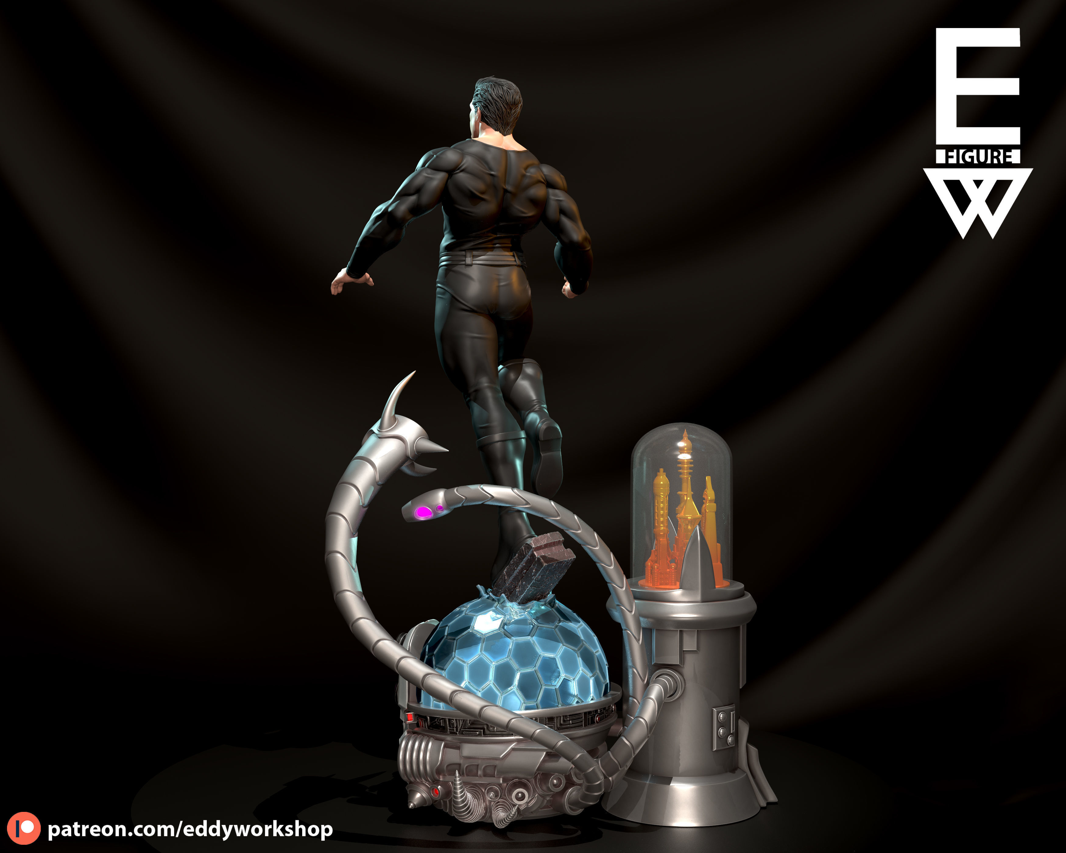 SUPERMAN - 3D STL READY TO PRINT 3D print model_10