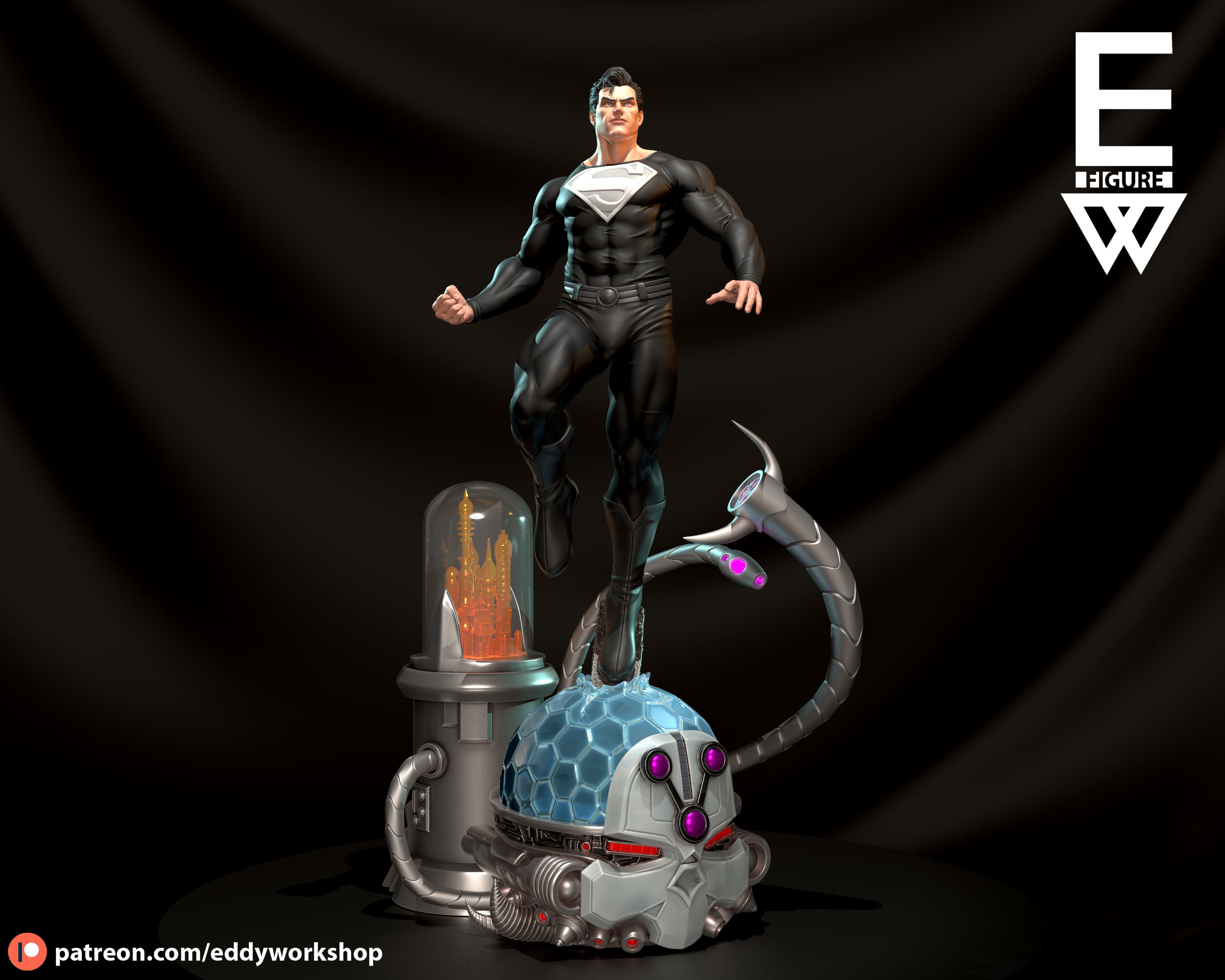SUPERMAN - 3D STL READY TO PRINT 3D print model_7
