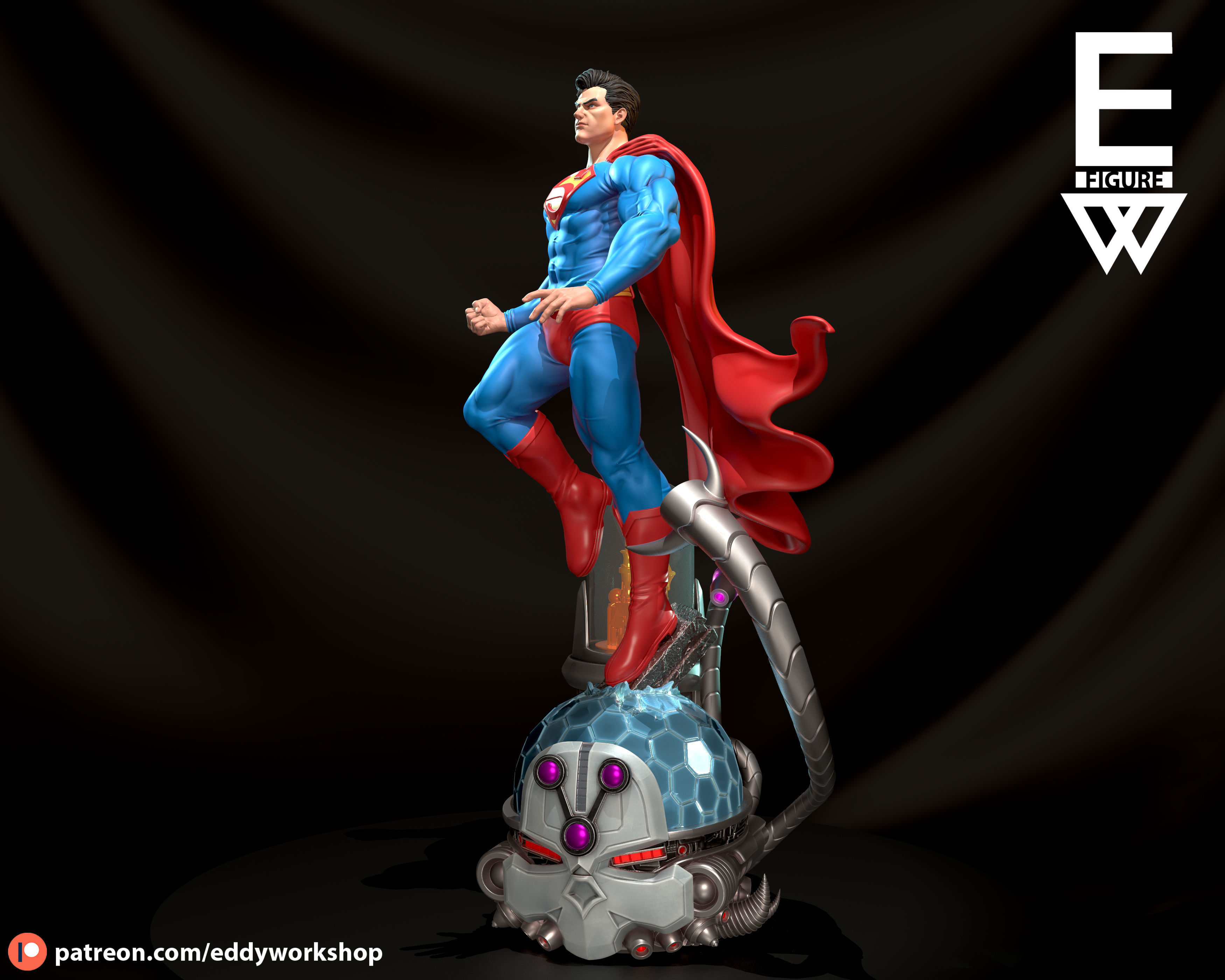 SUPERMAN - 3D STL READY TO PRINT 3D print model_3