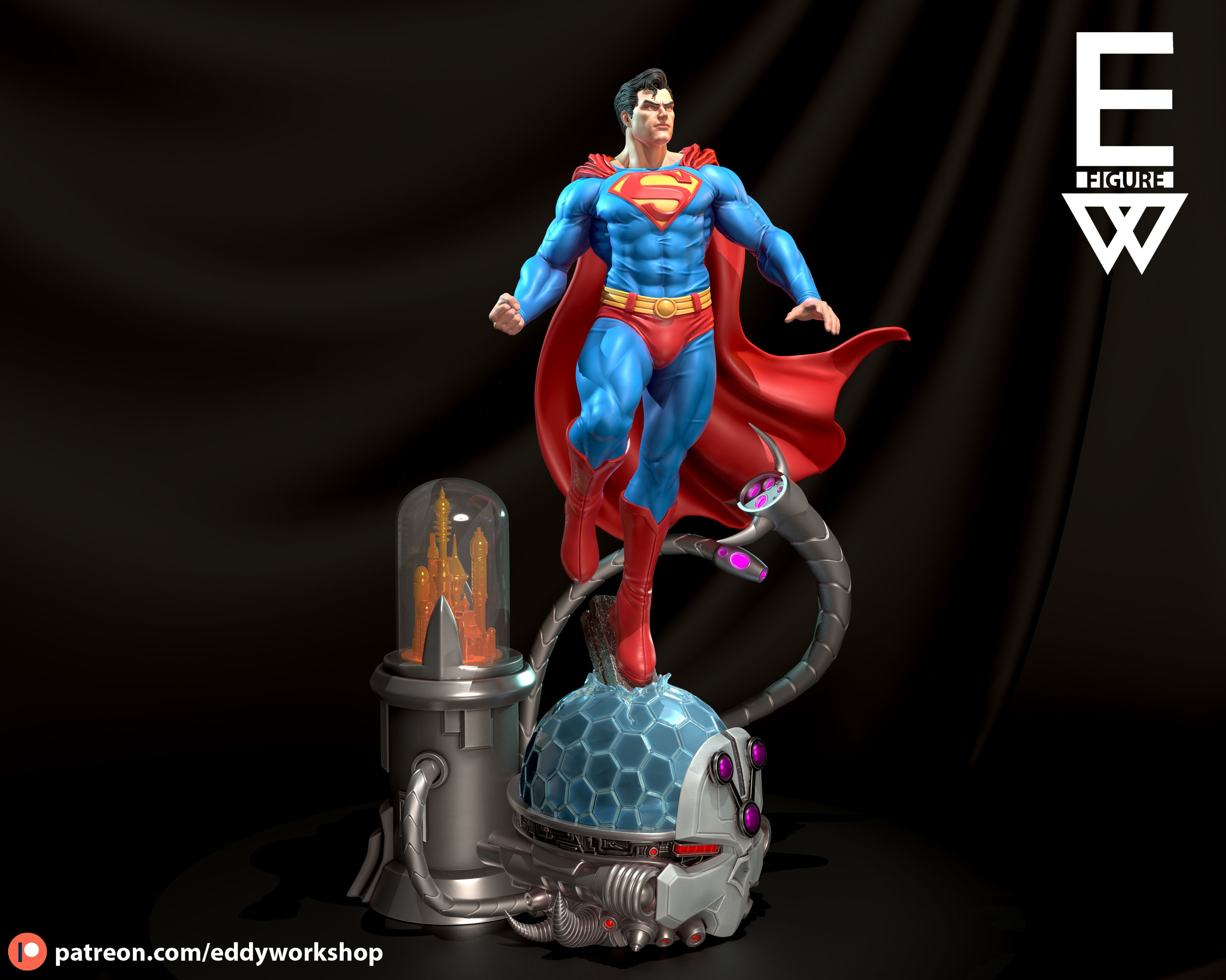 SUPERMAN - 3D STL READY TO PRINT 3D print model_4