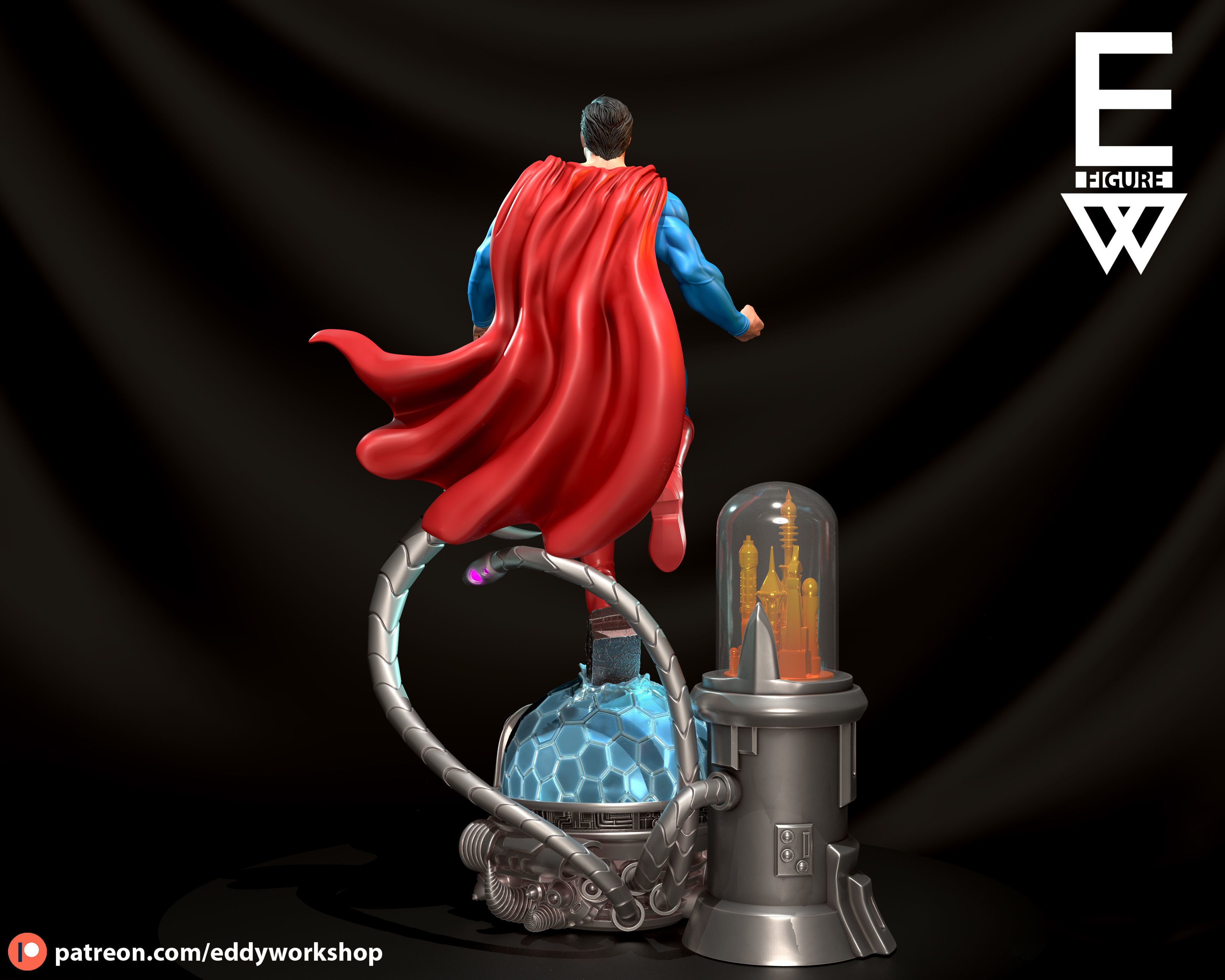 SUPERMAN - 3D STL READY TO PRINT 3D print model_6