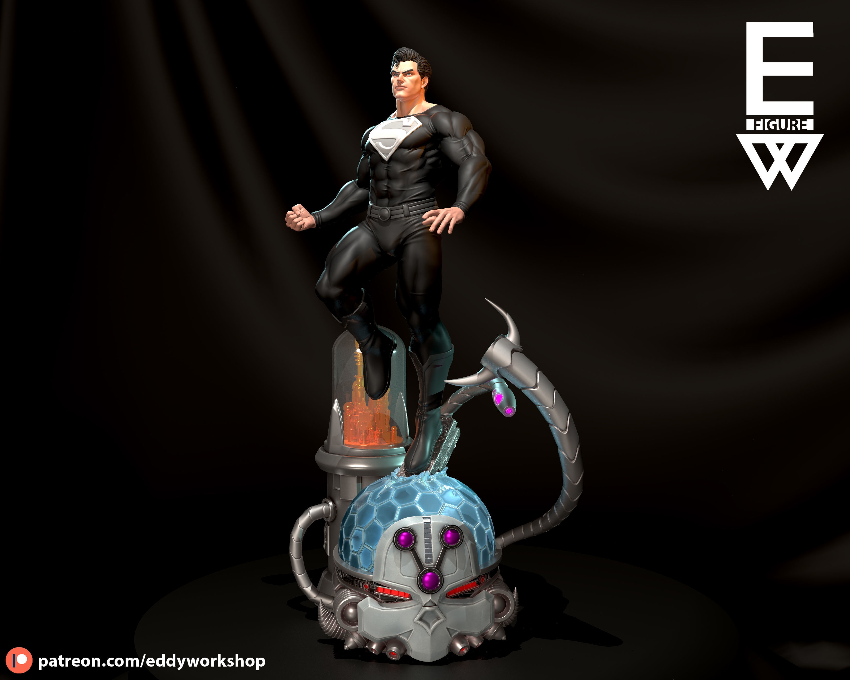 SUPERMAN - 3D STL READY TO PRINT 3D print model_8