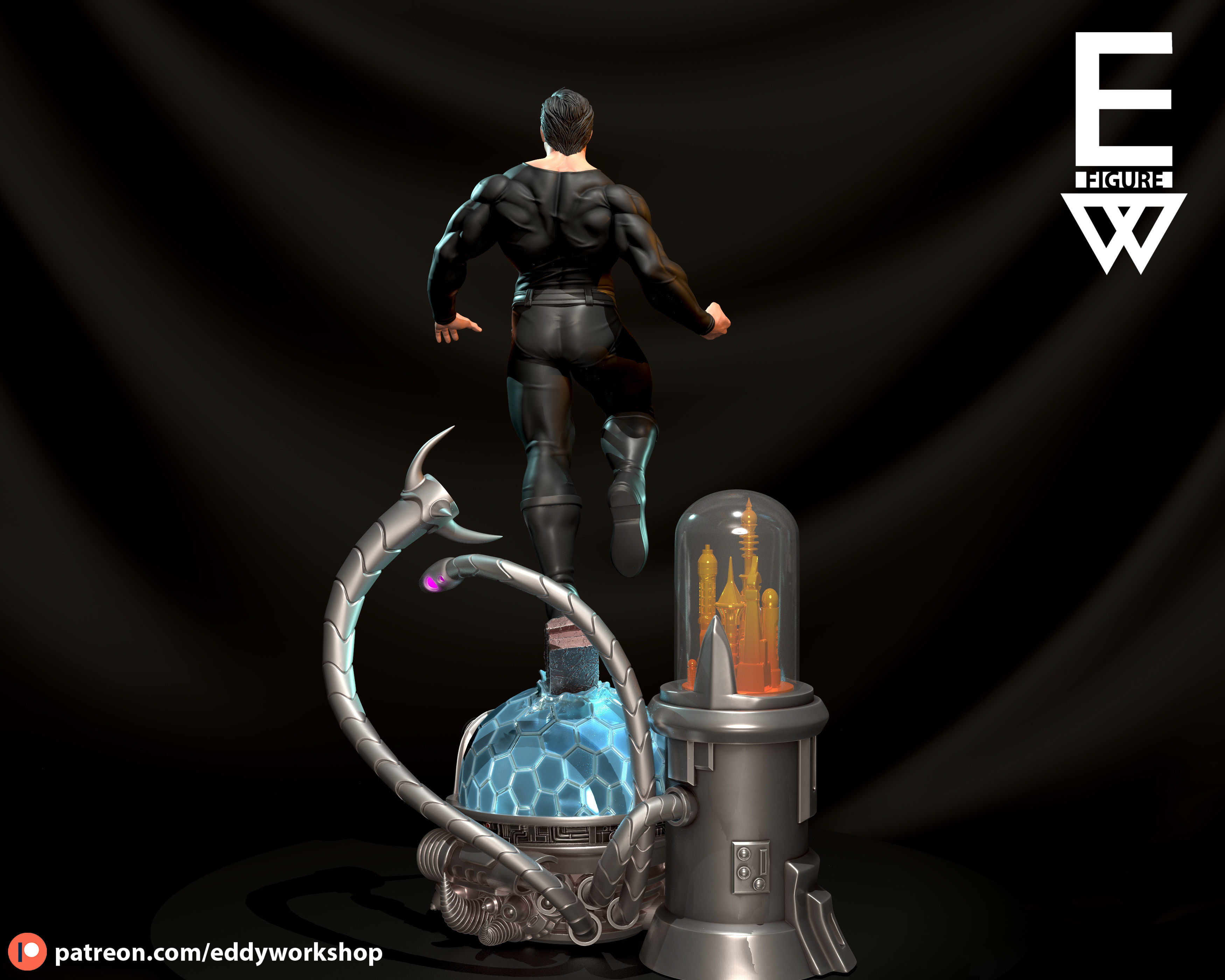 SUPERMAN - 3D STL READY TO PRINT 3D print model_11