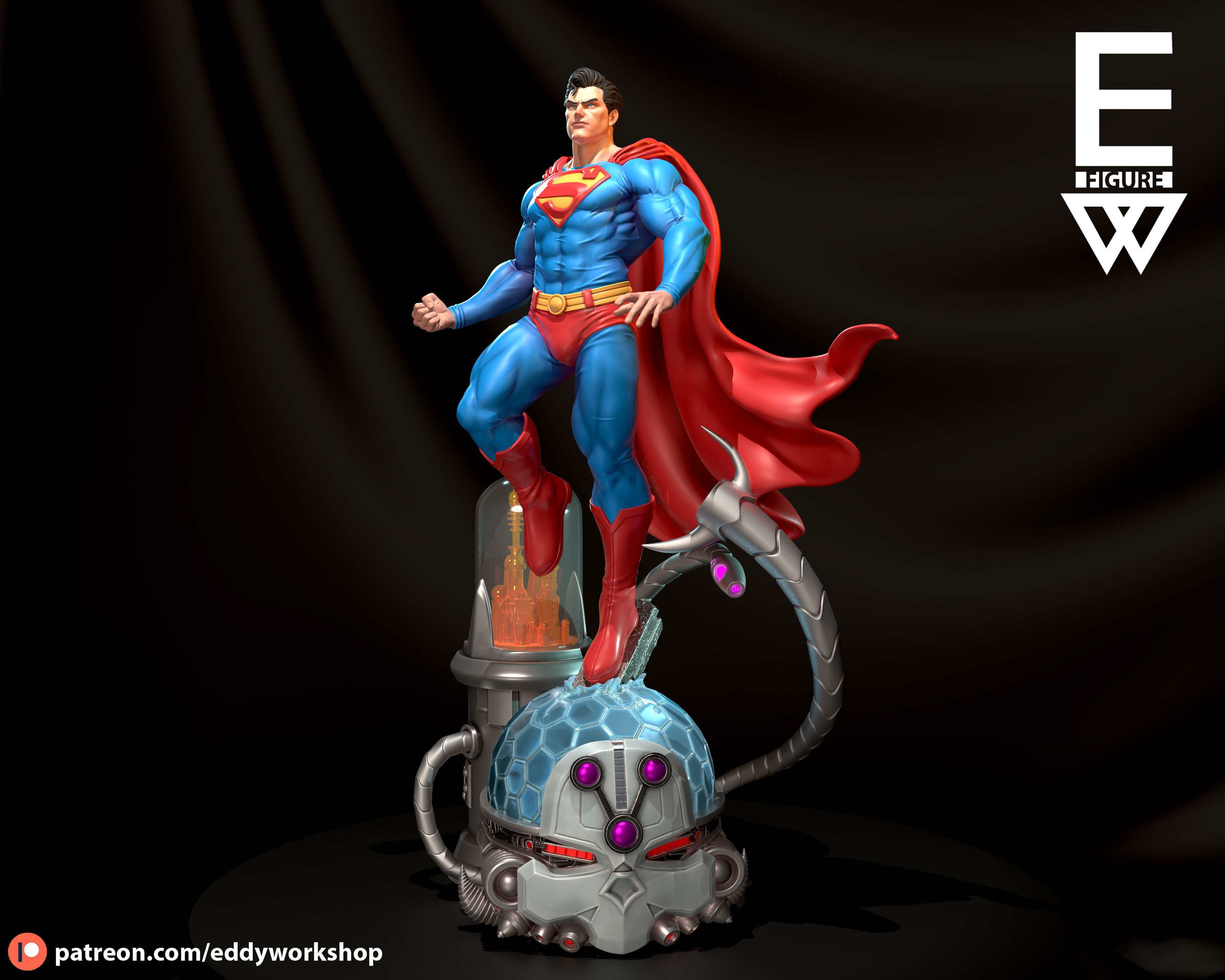 SUPERMAN - 3D STL READY TO PRINT 3D print model_2