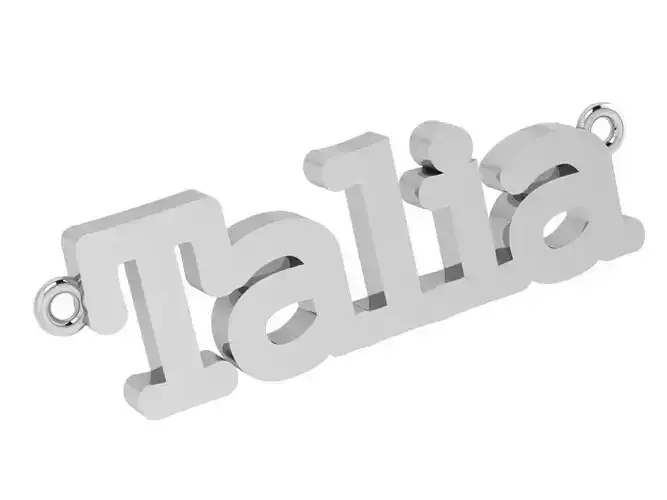 Name Pendant 3D Print Model 3874