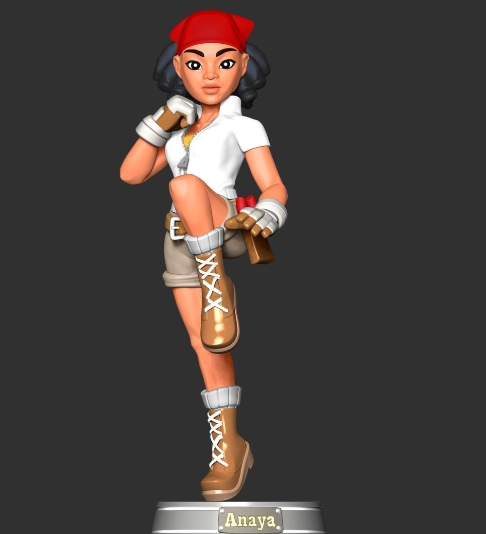 Anaya - Tomb Raider Reloaded 3D print model_1