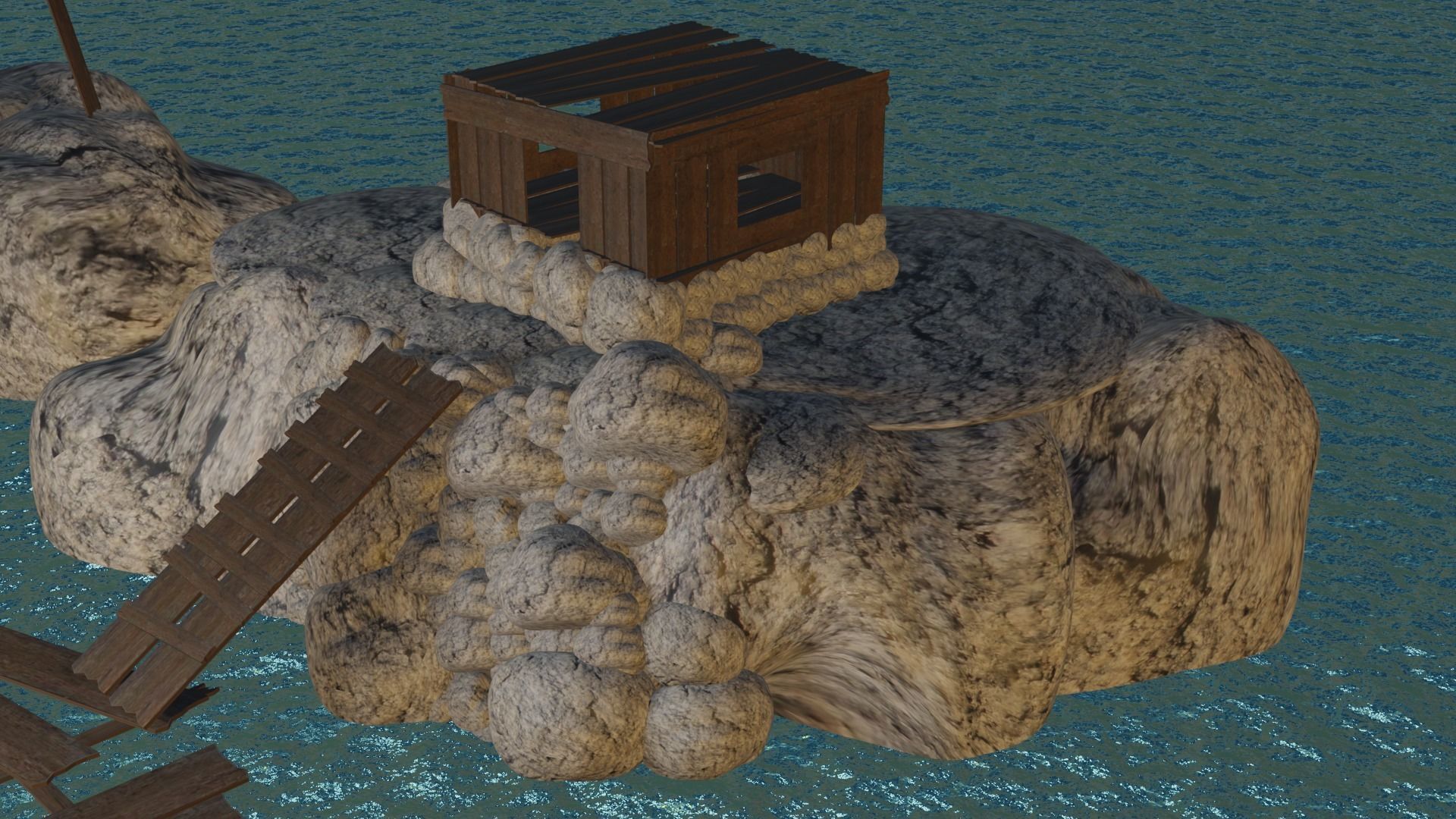 island survival 3D model_4