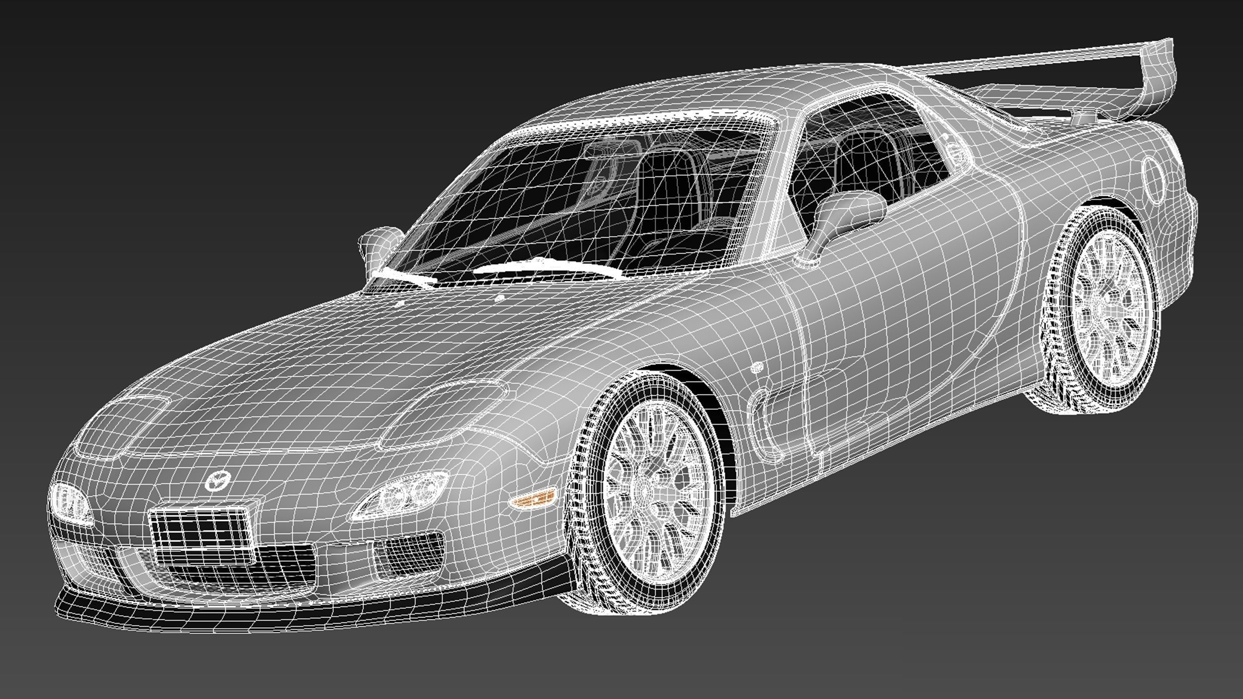 Mazda RX-7 1998-2002 3D model_16