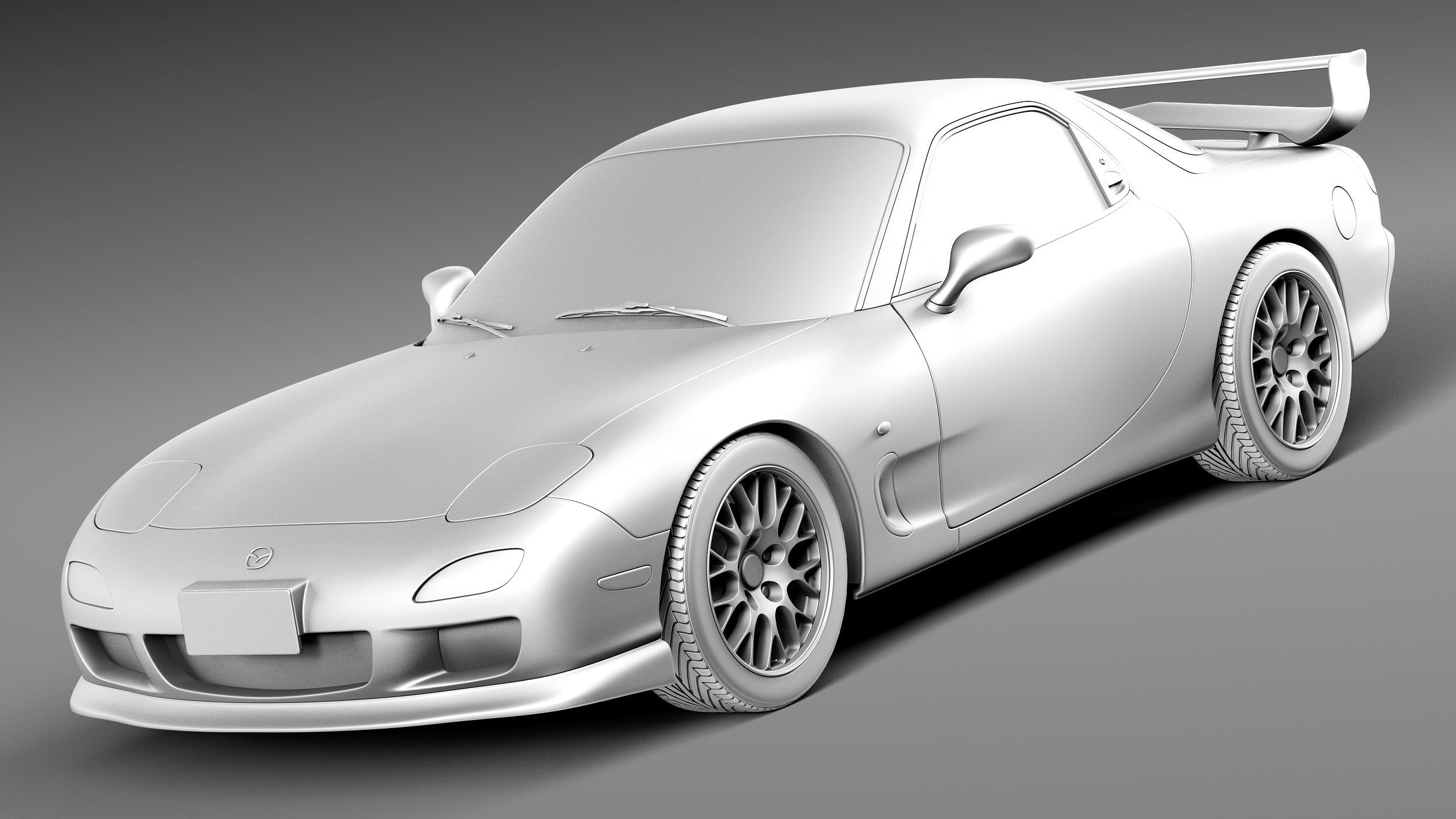 Mazda RX-7 1998-2002 3D model_8
