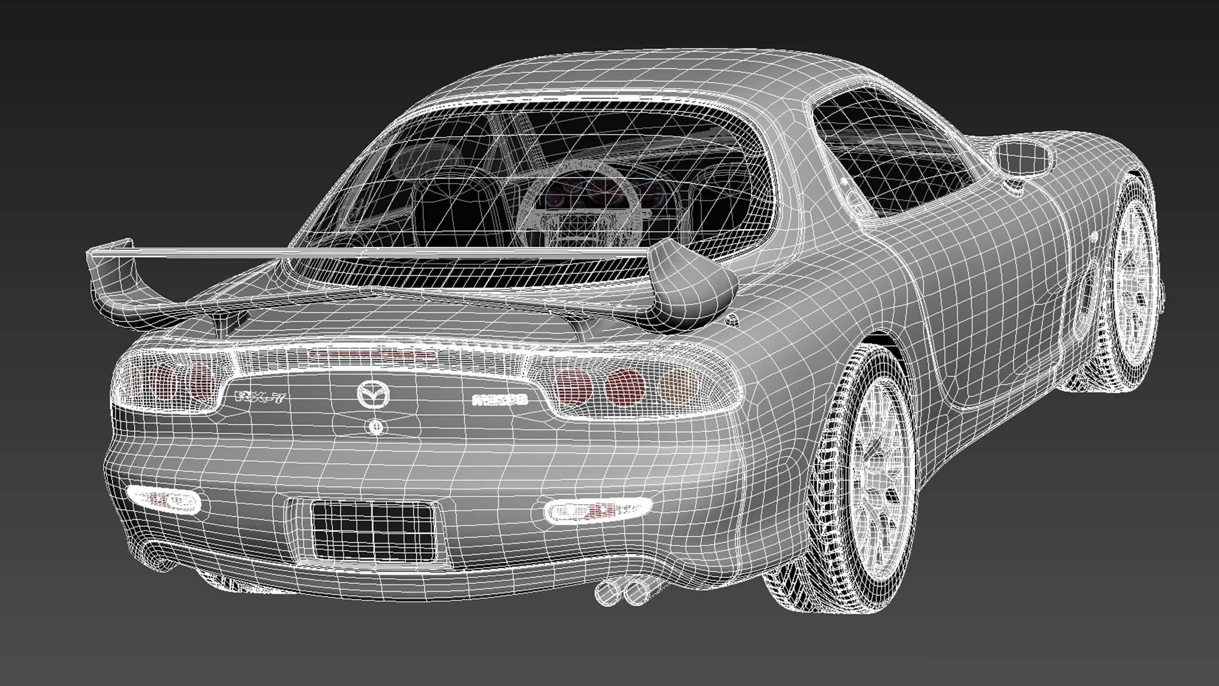 Mazda RX-7 1998-2002 3D model_17