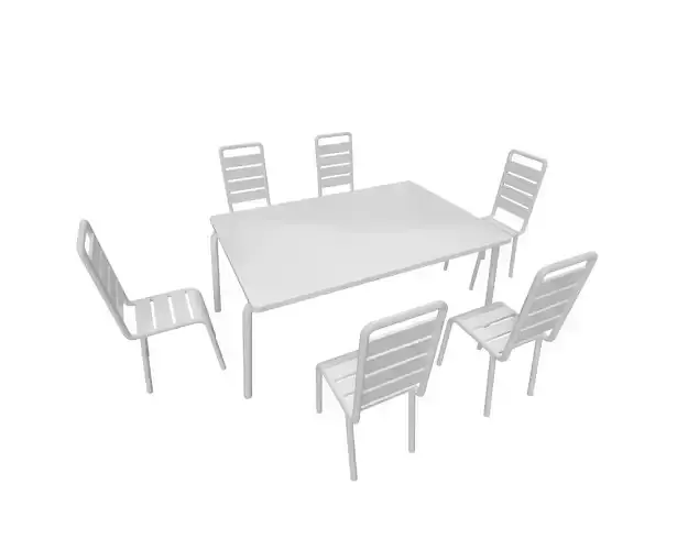 Outdoor dining table