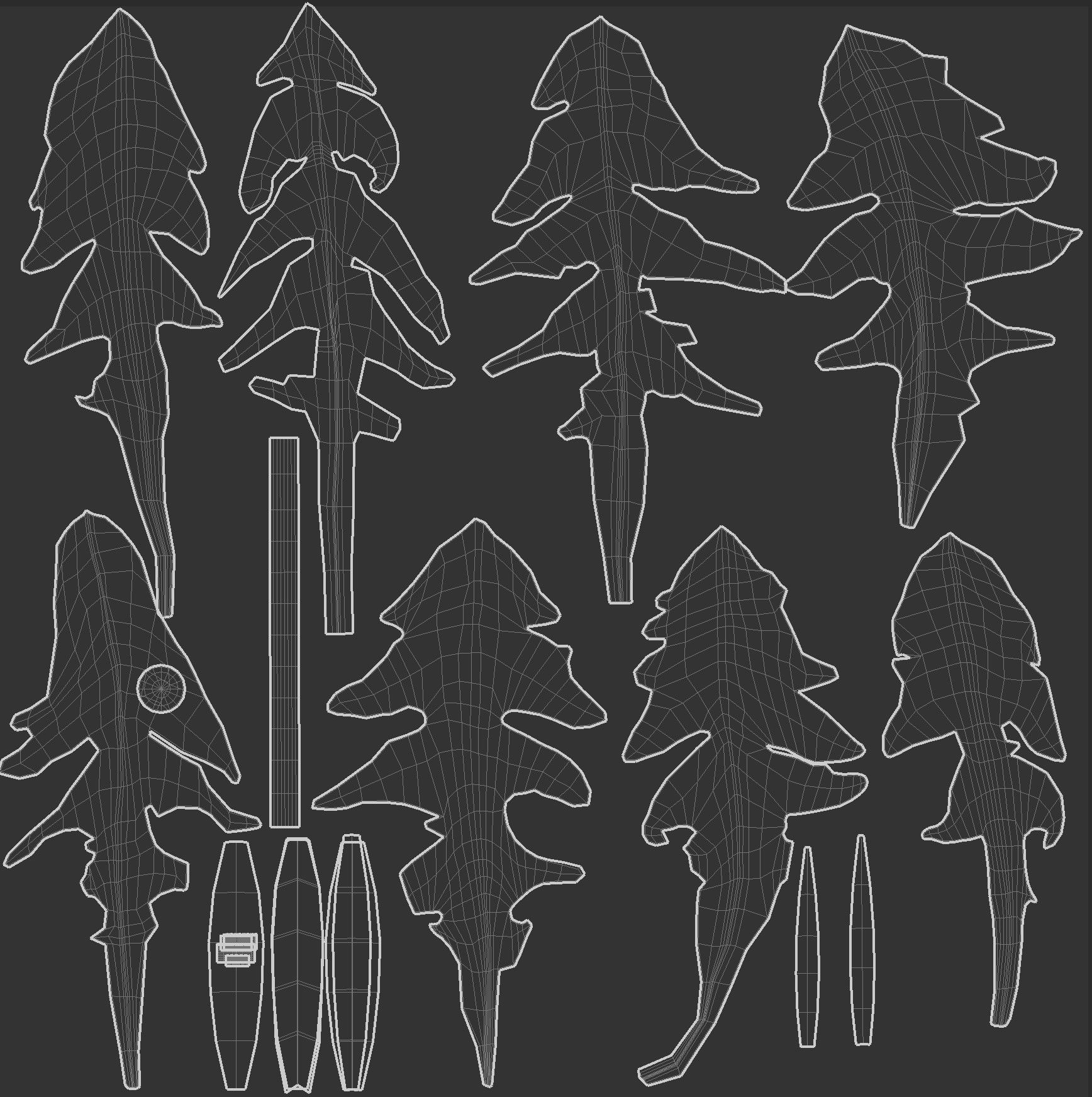 Realistic Grass Pack - CGrass v2 3D model_63