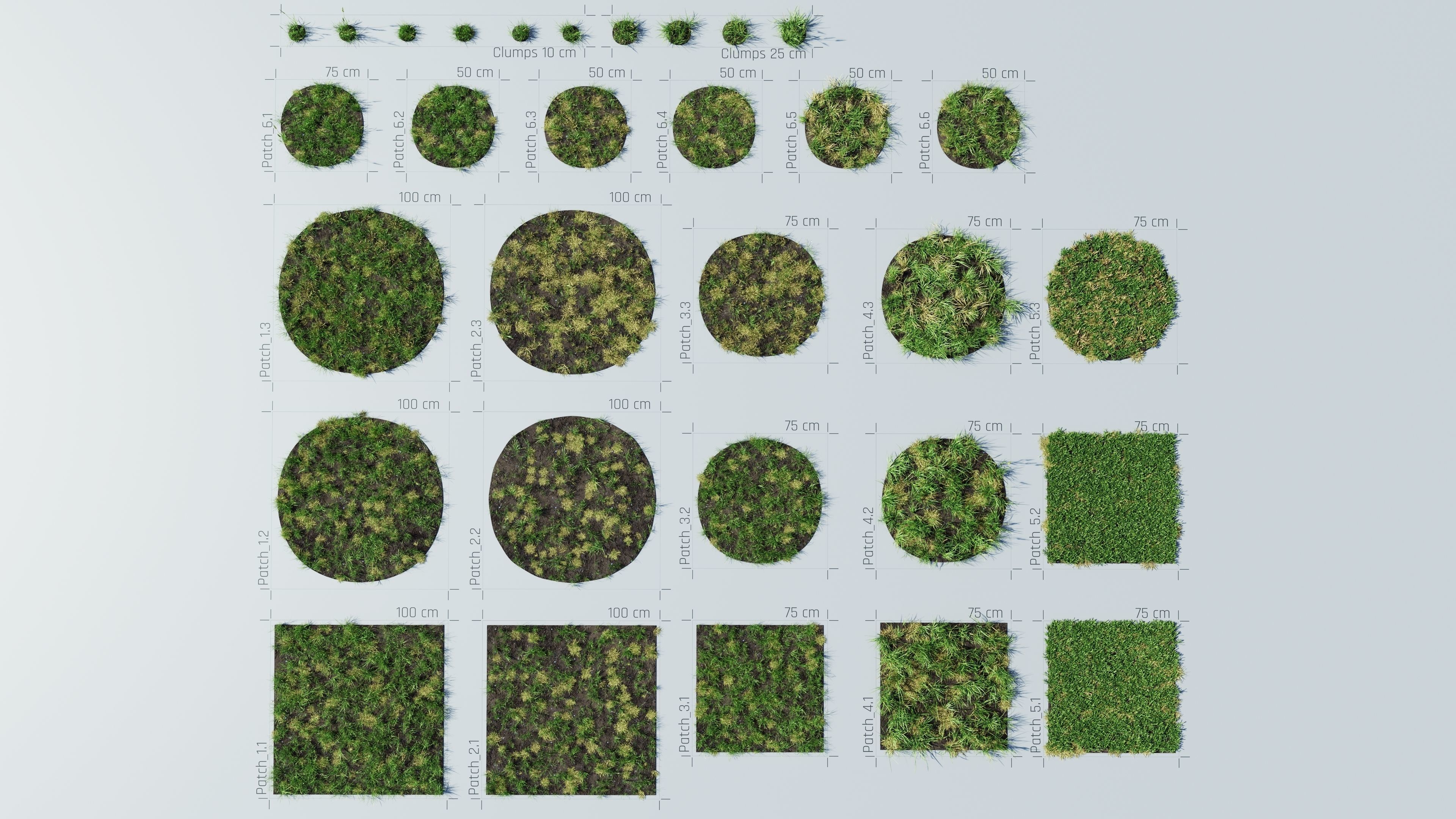 Realistic Grass Pack - CGrass v2 3D model_8