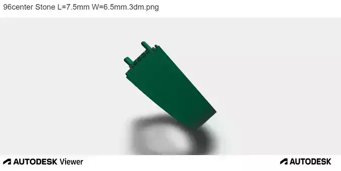 Elegant Mens 3D Ring Model with Oval-Cut Center Stone