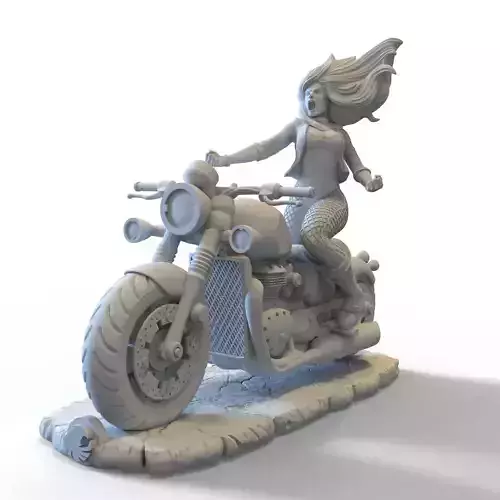 Black Canary from Flash DC Comics STL collectibles