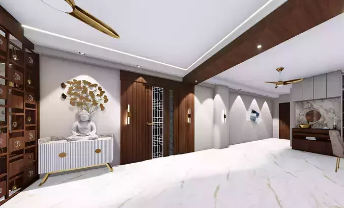 DRAWING ROOM Free 3D model