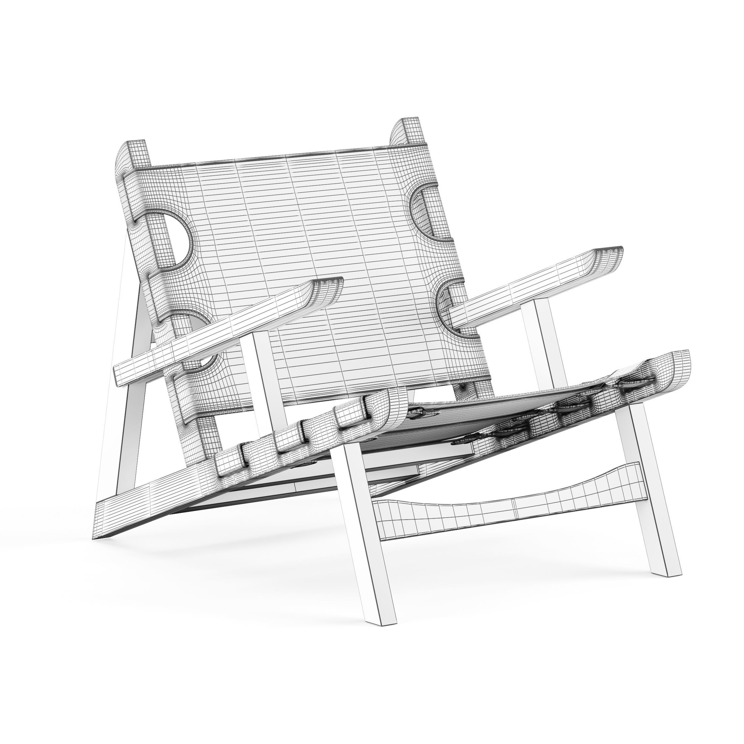 Tucson Lounge Chair   3D model_8