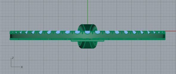 Circle Pendant With Diamonds 3885 3D print model_5