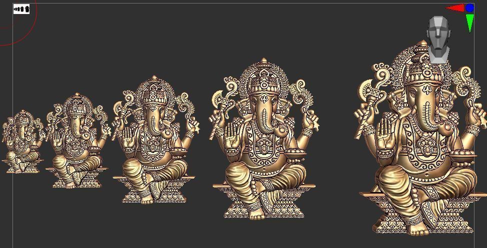 Hindu GOD  3D print model_7