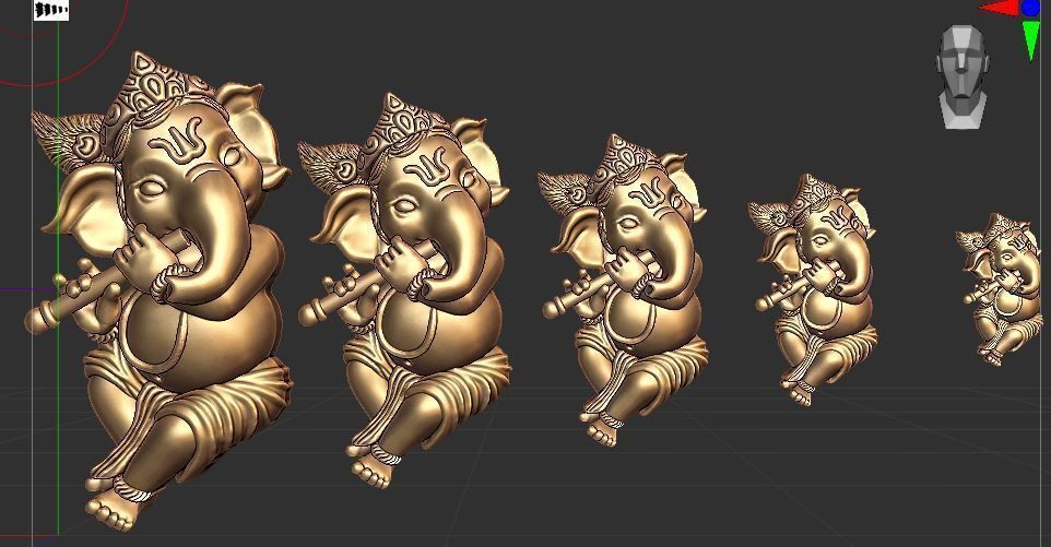 Hindu GOD  3D print model_22
