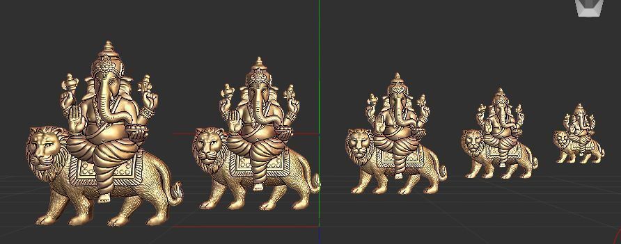 Hindu GOD  3D print model_13