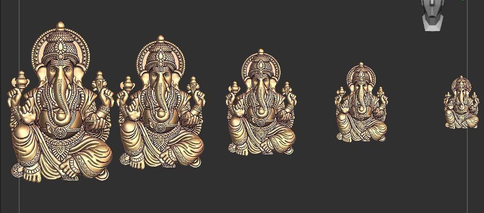 Hindu GOD  3D print model_23
