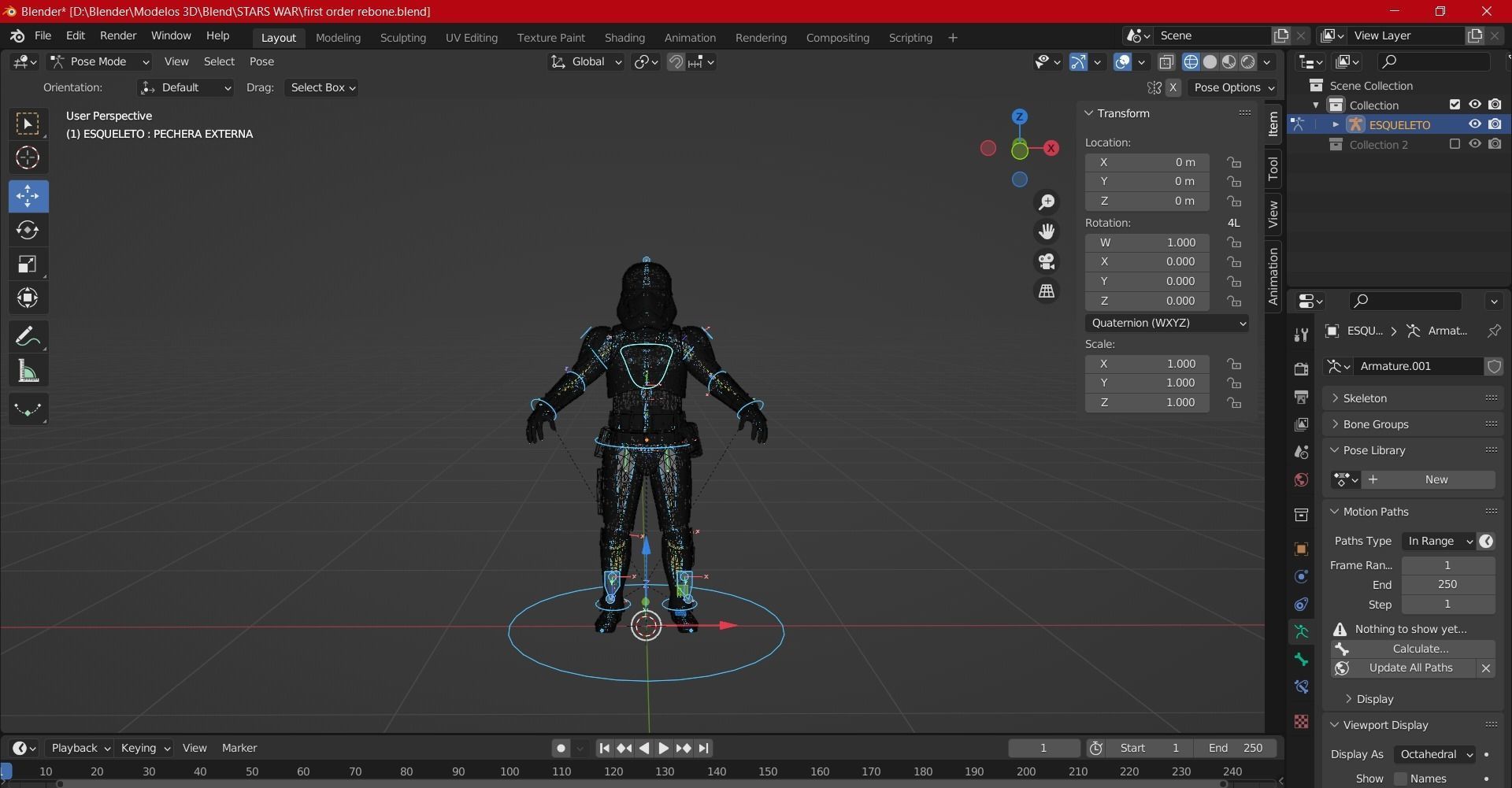 Star wars First Order stormtrooper rig 3D model_6