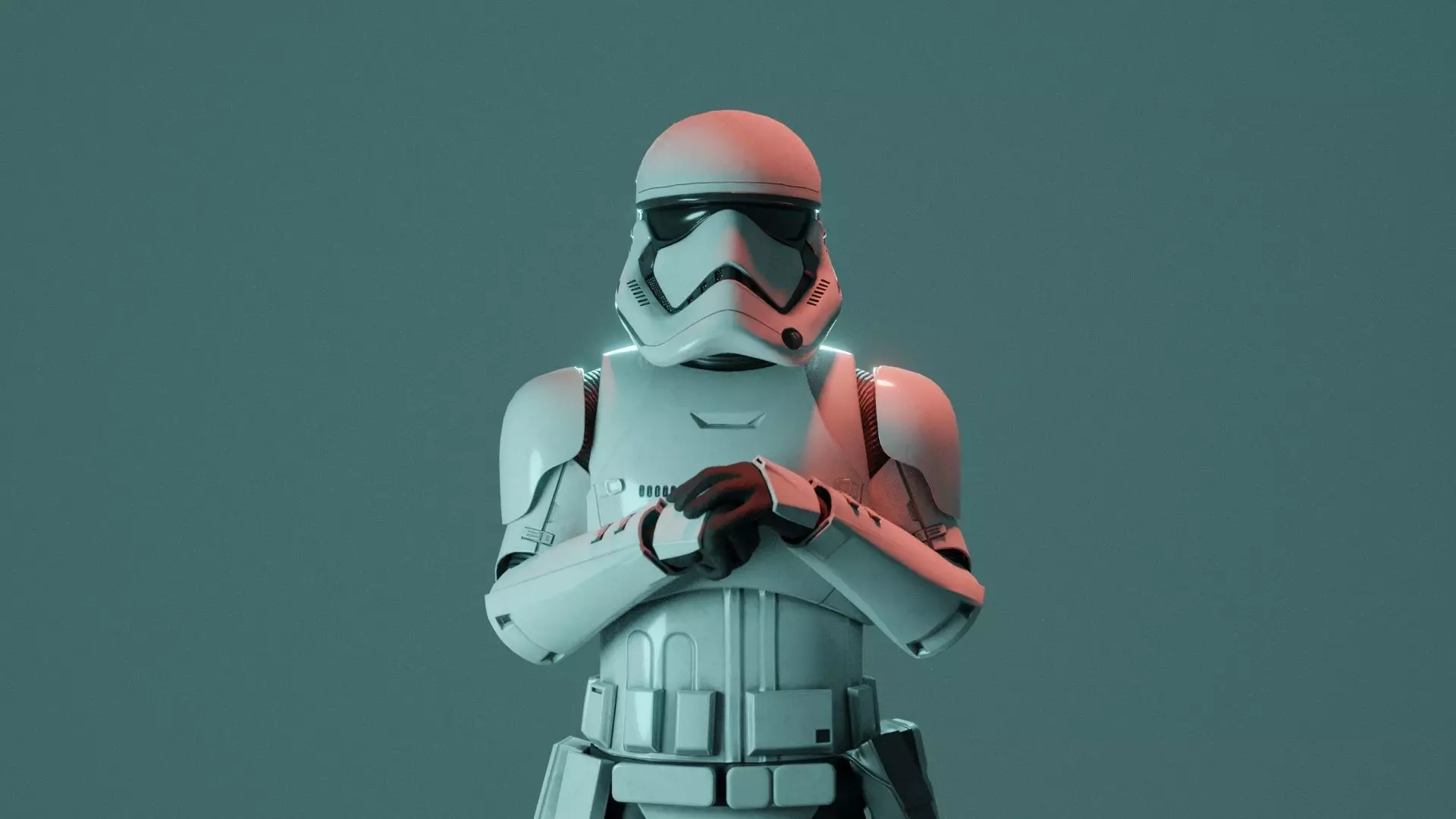 Star wars First Order stormtrooper rig 3D model_0
