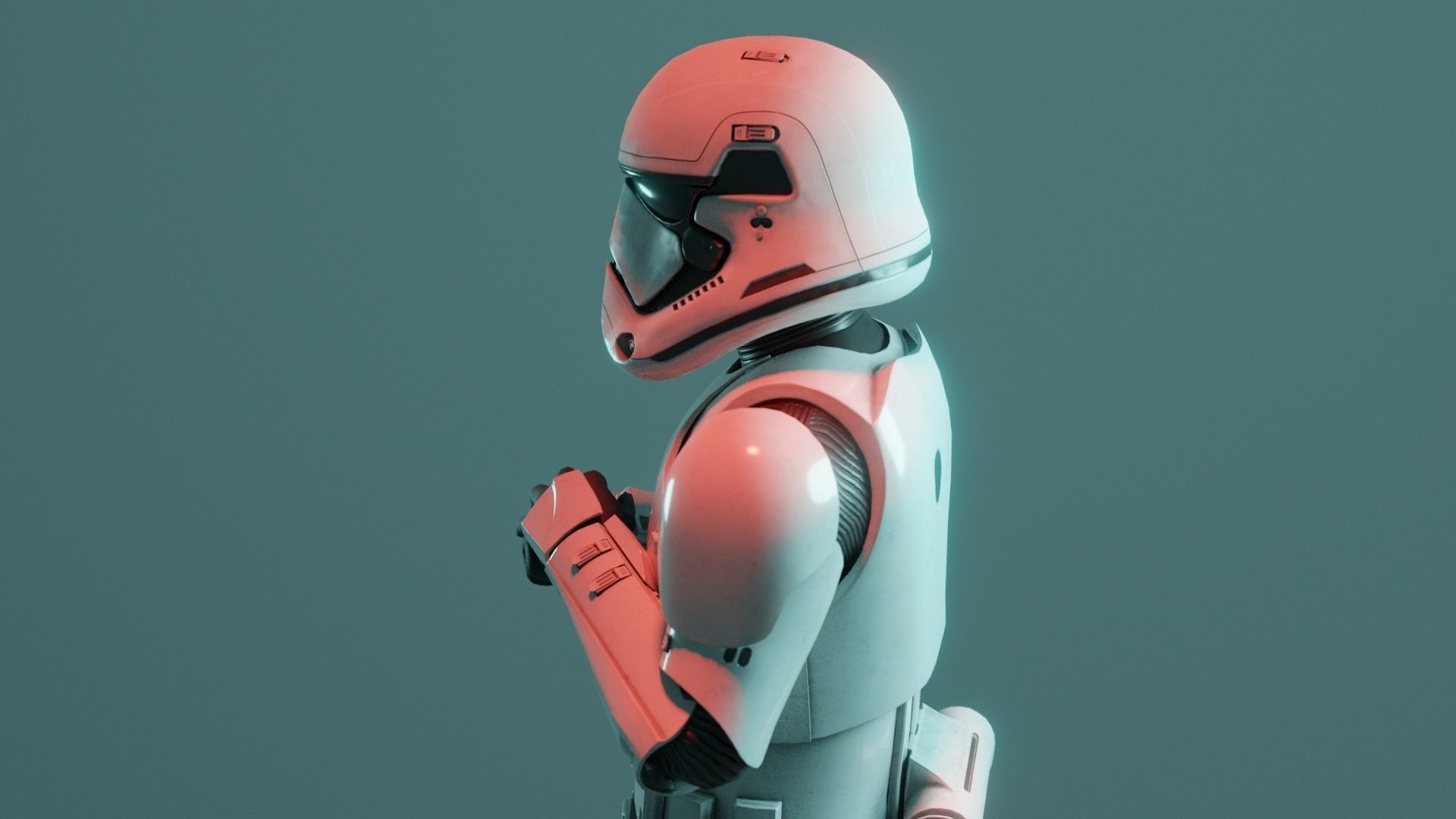 Star wars First Order stormtrooper rig 3D model_1