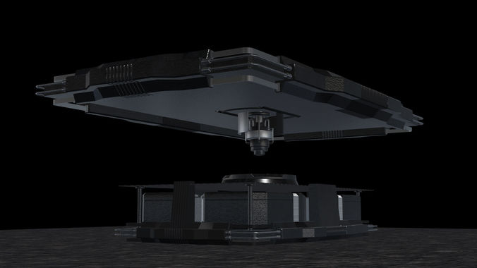 Sci-Fi Table 3D model