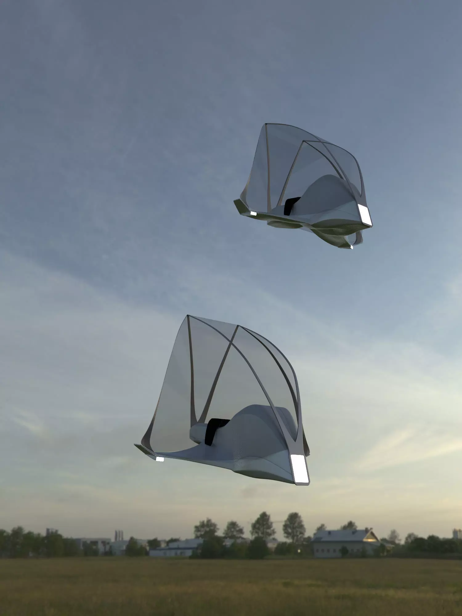 futuristic vehicle Free 3D model