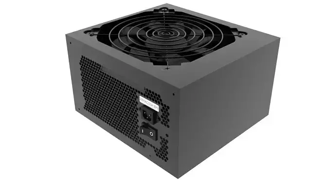 Black Power Supply Unit 3D model