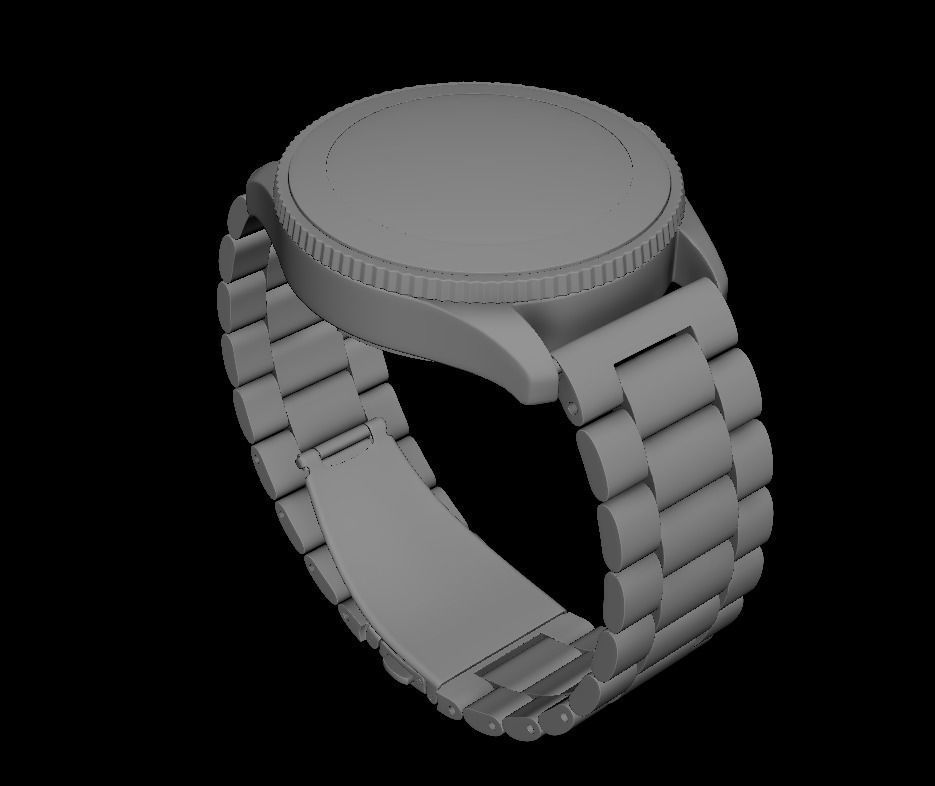 Tissot Watch 3D model_3