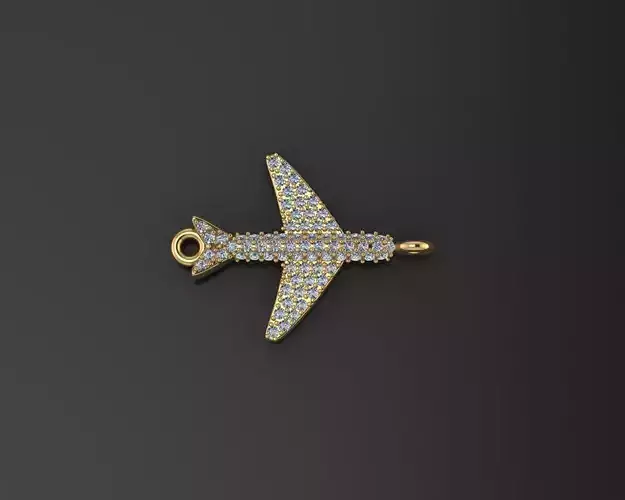 Airplane airbus pendant  3D print model