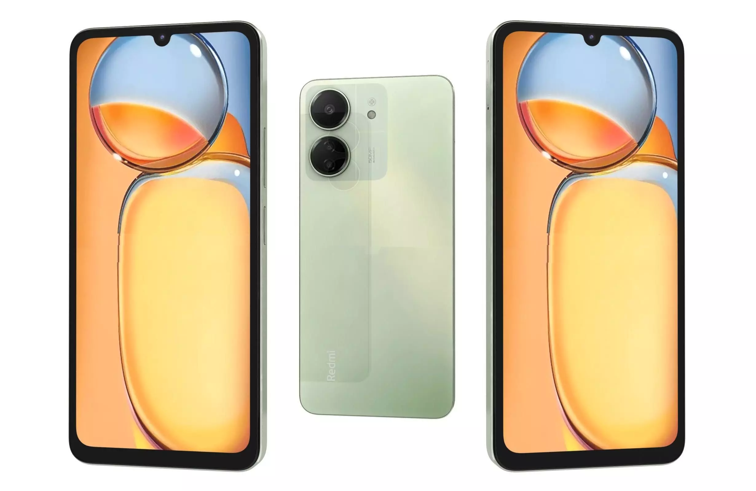 Xiaomi Redmi 13C Green 3D model_0