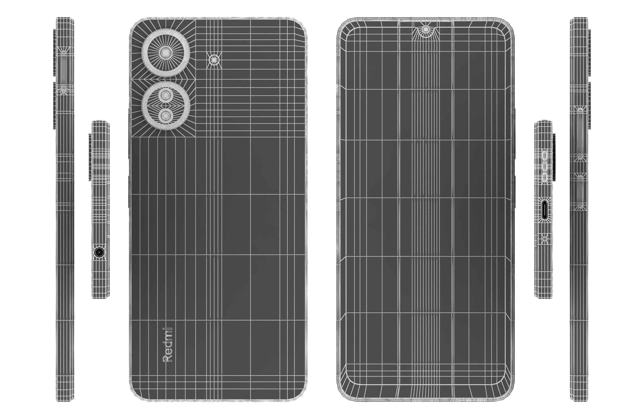 Xiaomi Redmi 13C Green 3D model_15