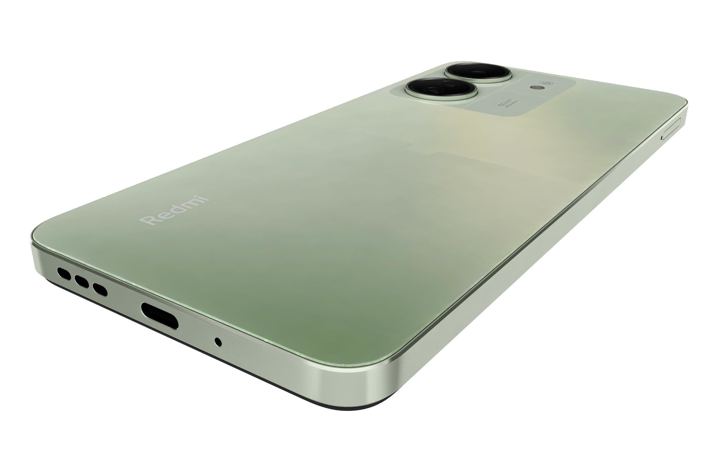 Xiaomi Redmi 13C Green 3D model_10