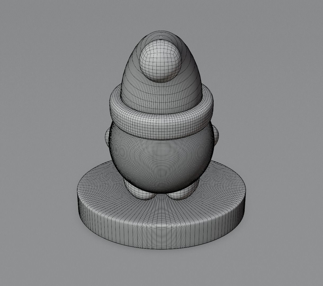 Kirby Christmas version 3D model for 3D print 3D print model_16