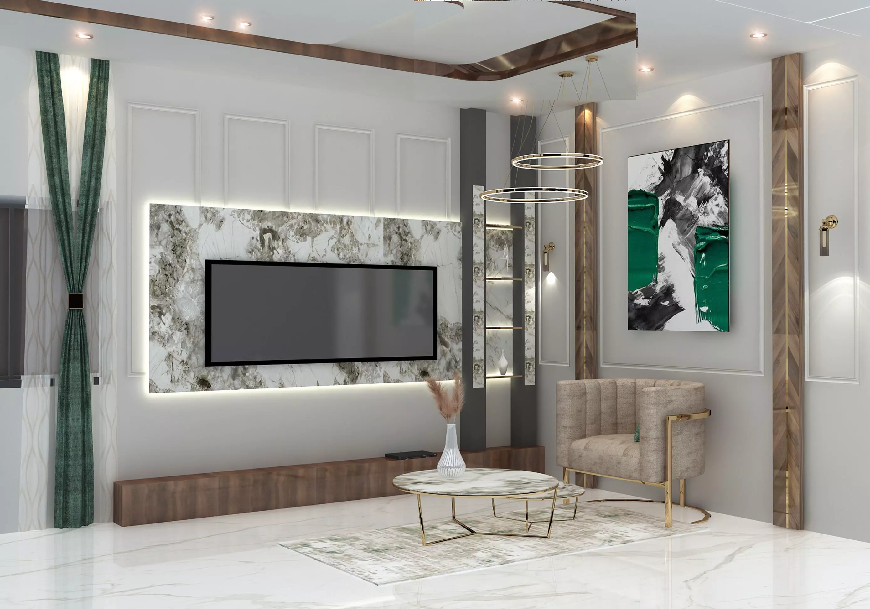 HALL INTERIOR Free 3D model