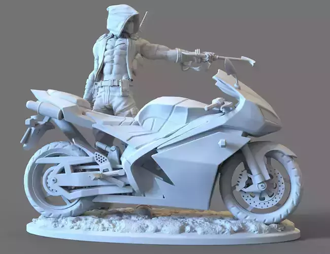 Reed hood Owtlaw from Batman DC comics STL file