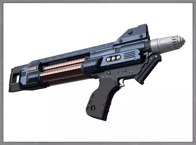 Type 3 Concept Phaser SNW Hollow Mechanical 3D print model