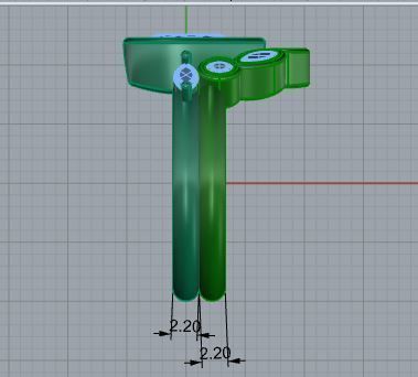 Pear Cut Diamond Ring Set 3923 3D print model_6