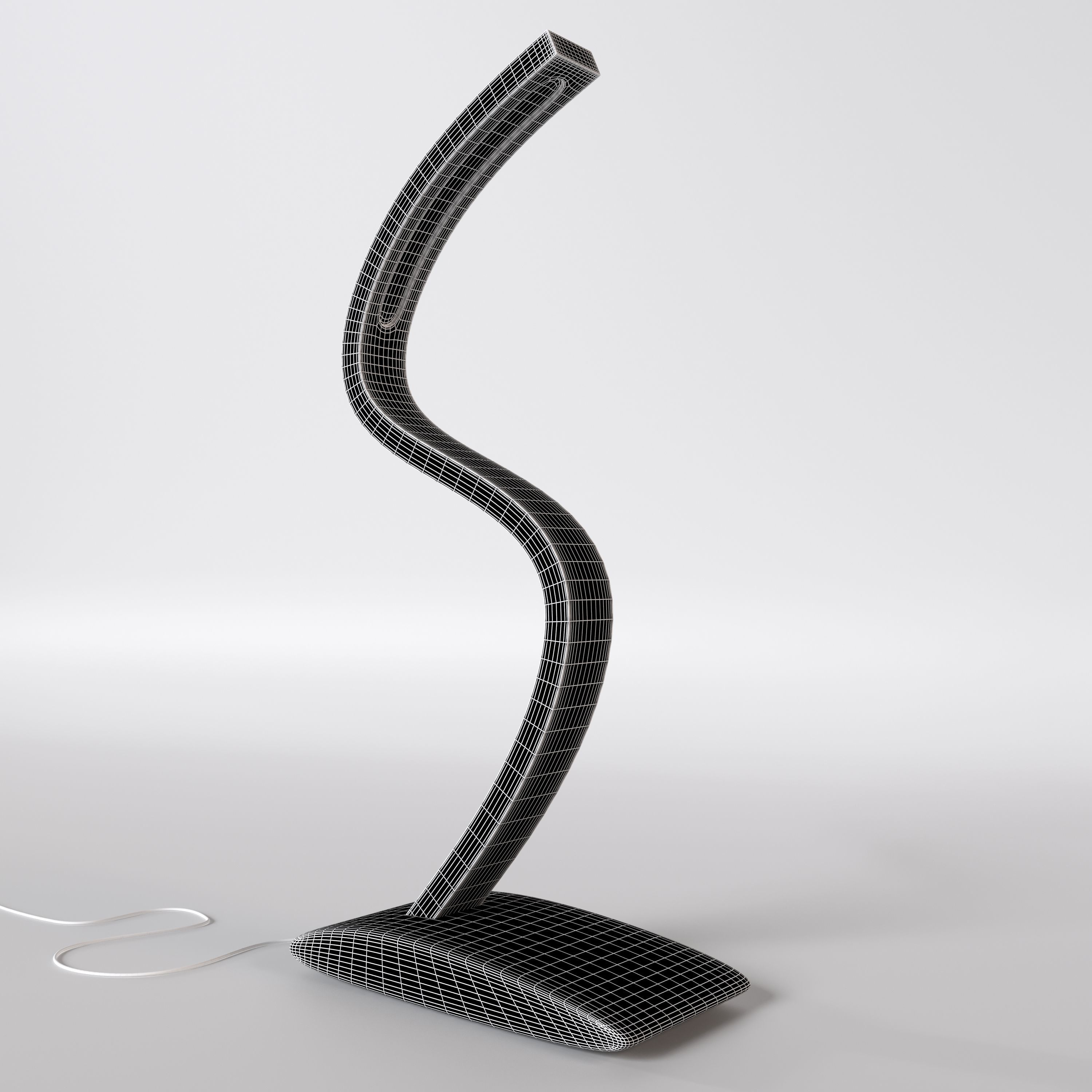 Big wood lamp 3D model_5