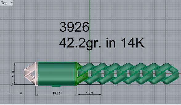 Cumin Chain 3D Print Model 3926 3D print model_4